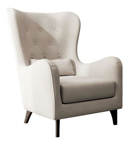 Křeslo Calimero I (krémová + wenge)