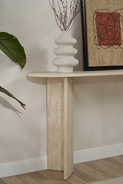 Konzolový stolek Sirinda (travertin)
