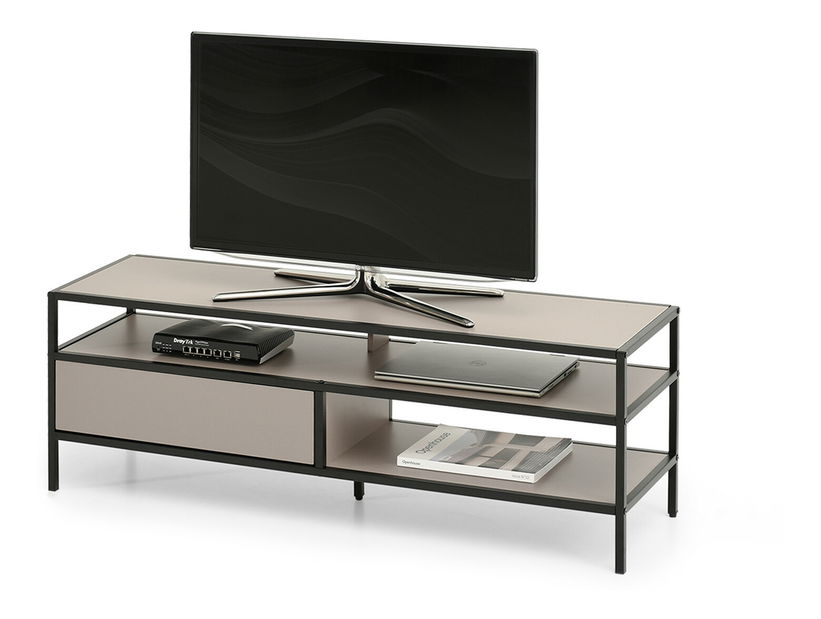 TV stolek/skříňka Subsidios (černá)