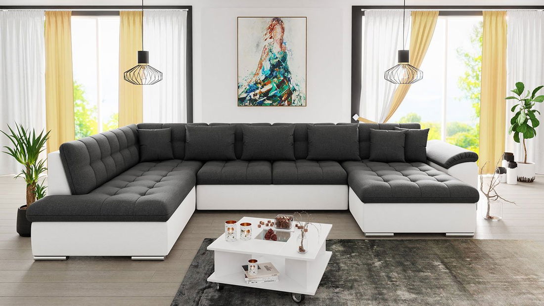 Rohová sedací souprava Talia (rezavá)