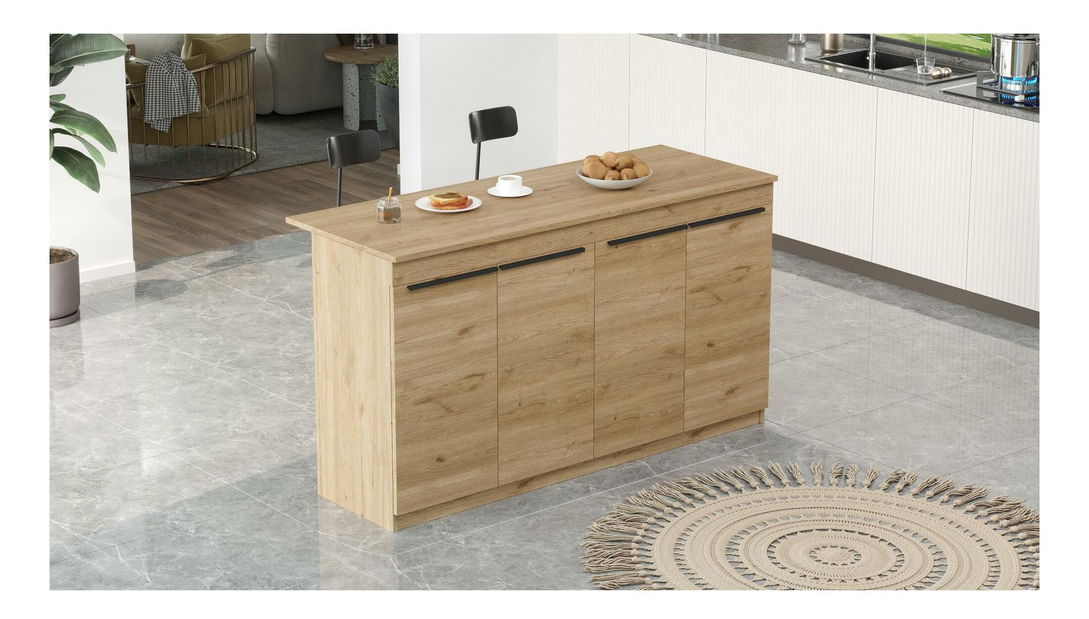 Barový stůl Orlandia 1 (pro 2 osoby) (dub)