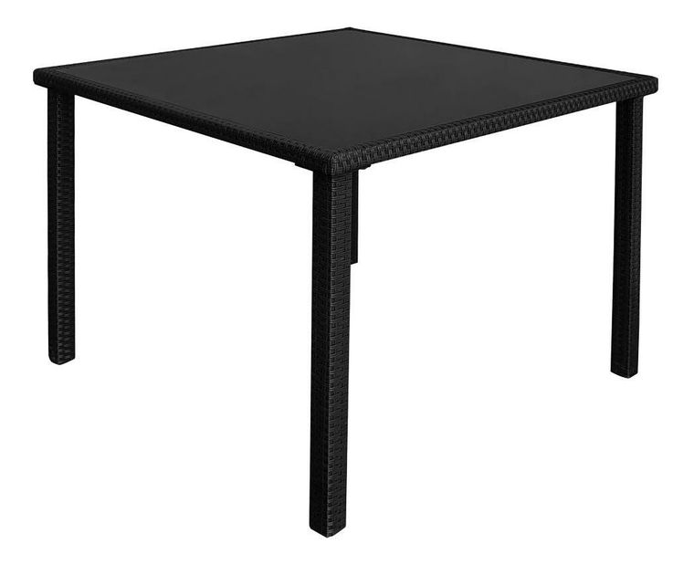 Zahradní stůl Asolenzias 1 (černá) (pro 4 osoby) *výprodej