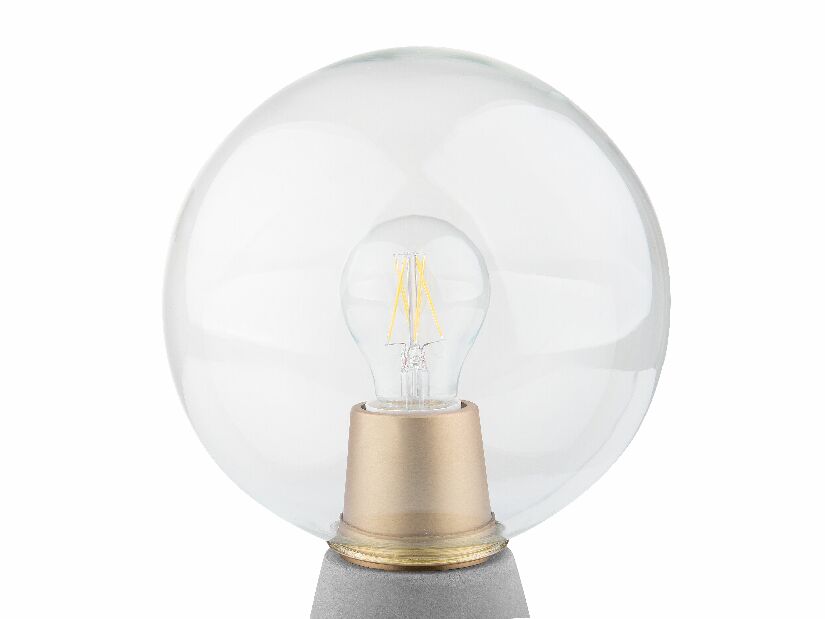 Stolní lampa ARVE (sklo) (šedá)
