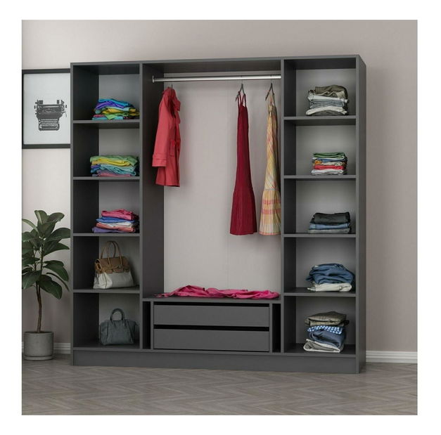 Šatní skříň Kalia 5088 (antracit)