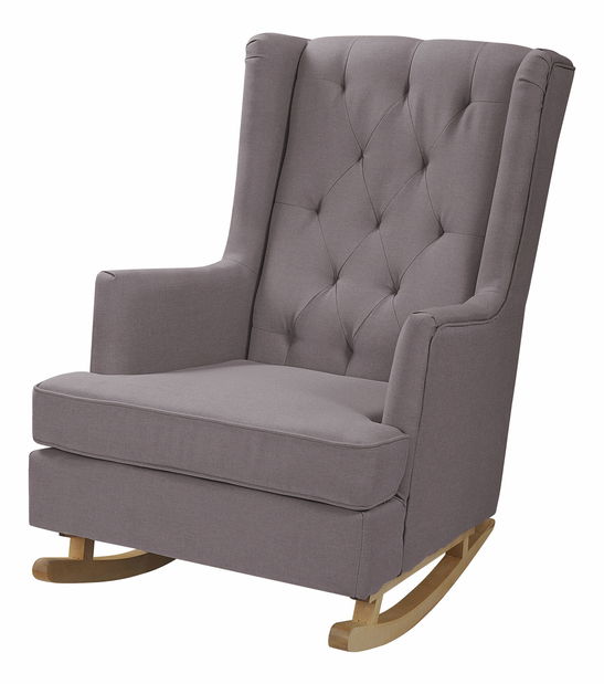 Houpací křeslo TROND (polypropylen) (šedá)