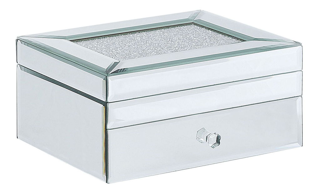 Skříňka na bižuterii Kyrie (stříbrná)