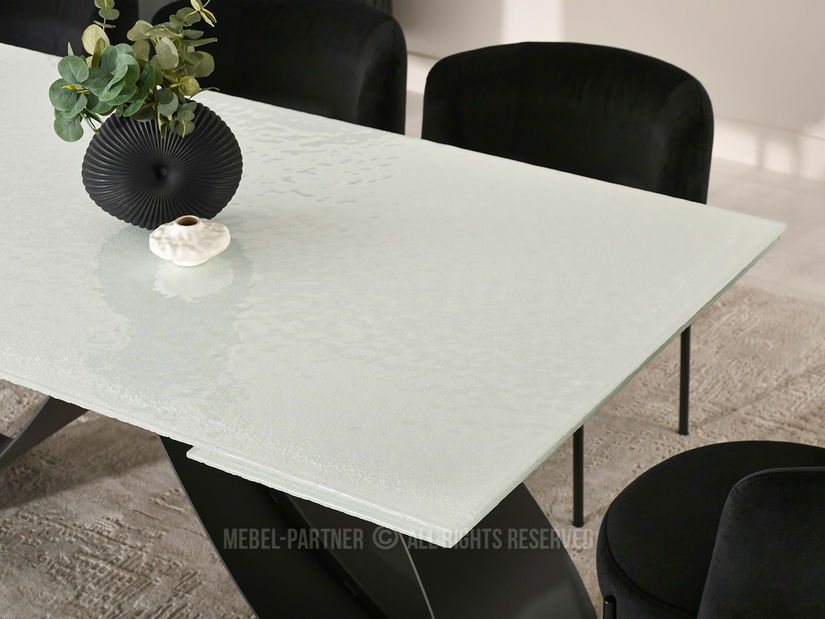 Jídelní stůl Pagina (bílá + černá)