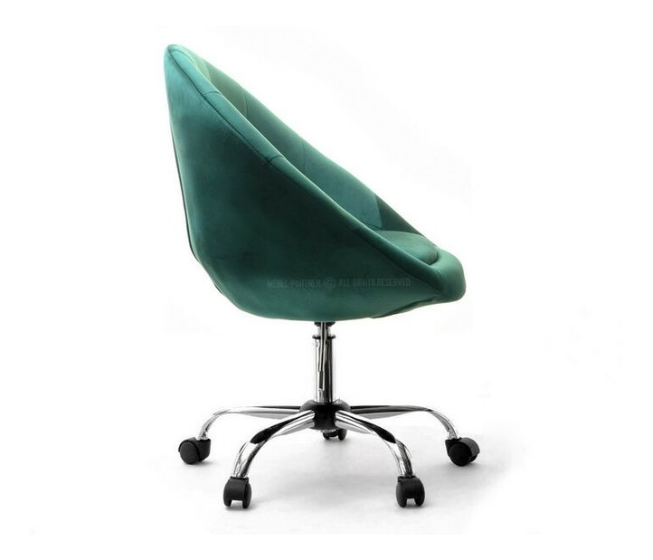 Křeslo Lush 4 (zelená + chromová)