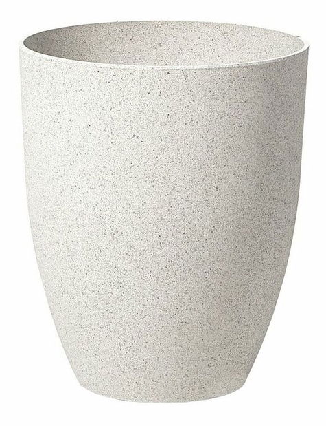 Sada 2 květináčů 42 cm Crotty (bílá)