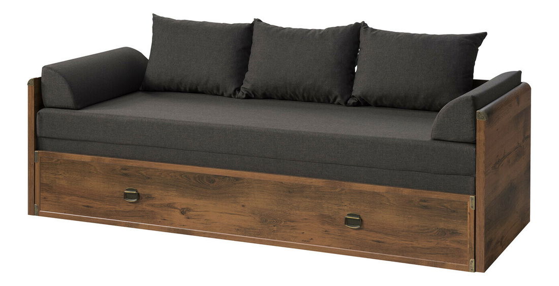 Rozkládací postel 80 až 160 cm BRW INDIANA JLOZ 80/160 2 (Dub sutter)