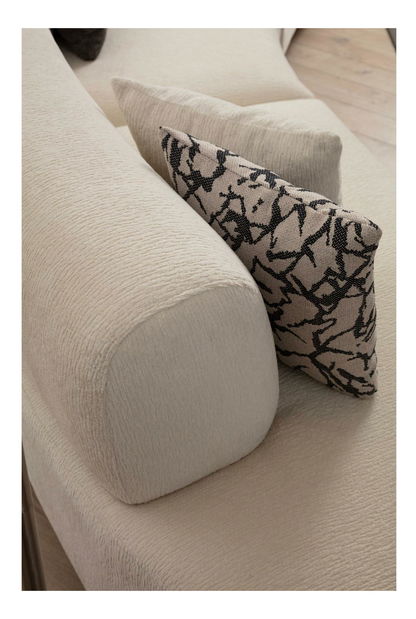 Rohová sedačka Parsenolla 3 (krémová)