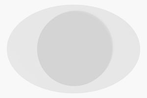 Zrcadlo Oblisimo (bílá)