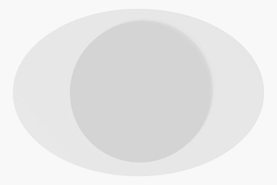 Zrcadlo Oblisimo (bílá)