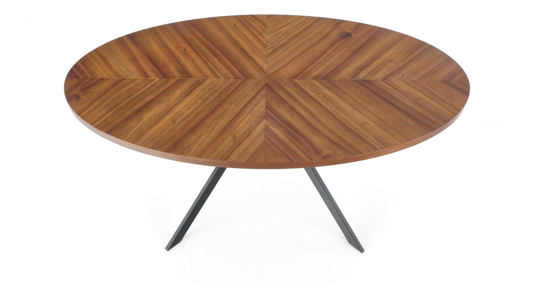 Jídelní stůl Laraco (ořech + černá) (pro 6 osob)