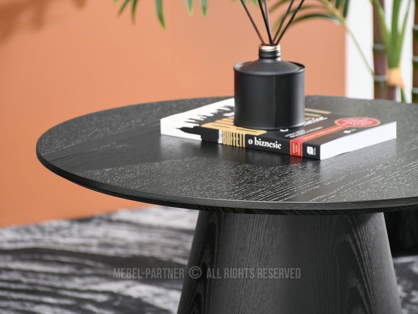 Konferenční stolek Otava 60 (černé dřevo + černá)