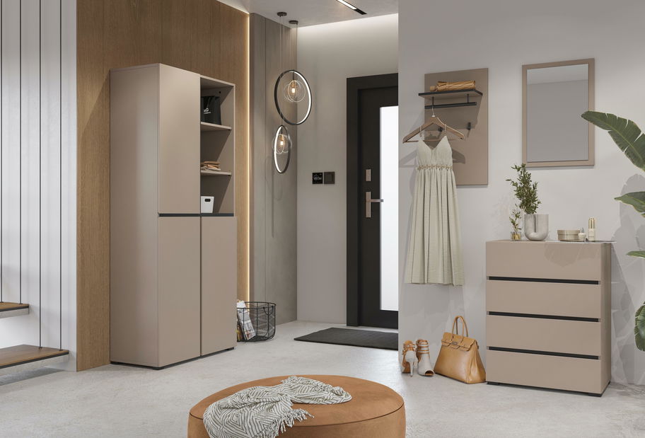 Věšákový panel Crossroad H C03 (congo + černá)