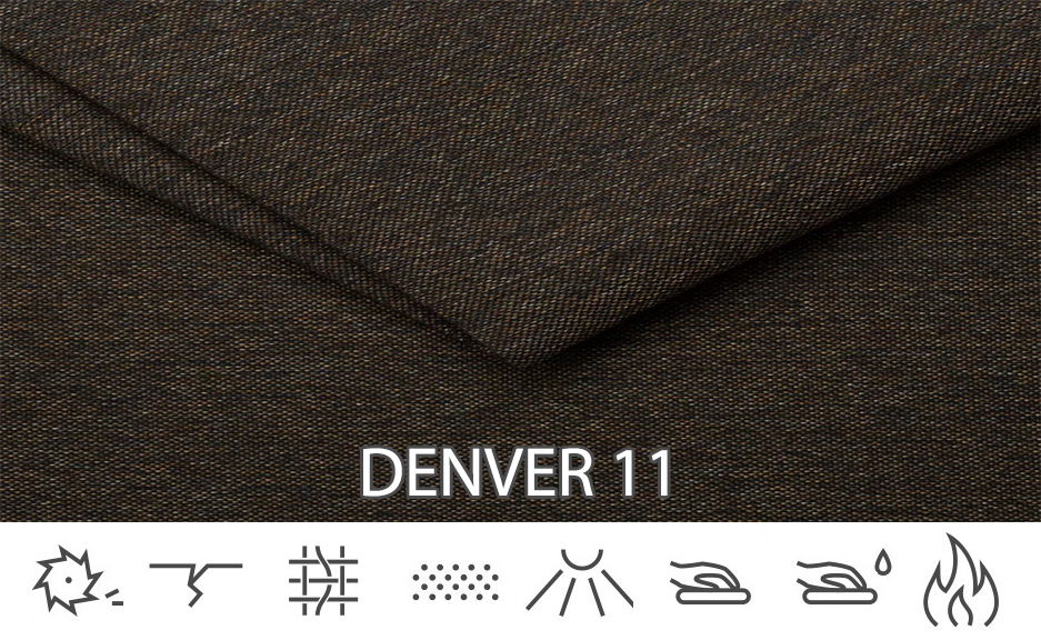 Rohová sedačka Gurana (hnědá) (L)