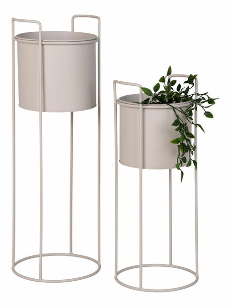 Set 2 ks květináčů Rinavena 2 (písková)