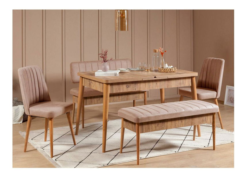 Lavice Vlasta 3 (atlantická borovice + kamenná) (s úl. prostorem)