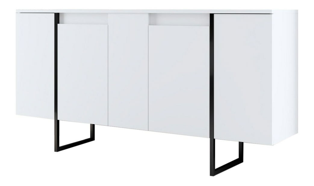 Skříňka Luna (Bílá + Černá)