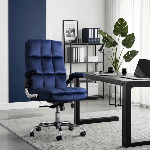 Kancelářské křeslo Limpieza (námořnická modrá)