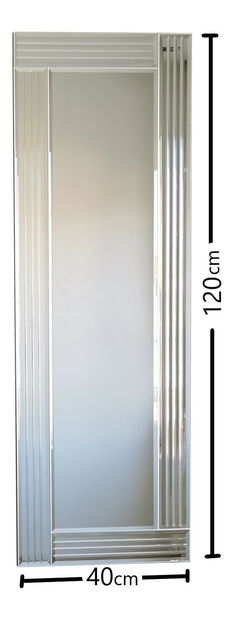 Zrcadlo Silvery II (Stříbrná)