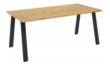 Jídelní stůl Kermit 185x90 ​​(dub artisan) (pro 4 6 osob)