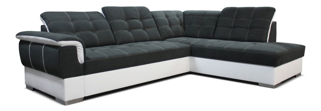 Rohová sedací souprava Altea 2F+L (tmavě šedá + bílá) (P)