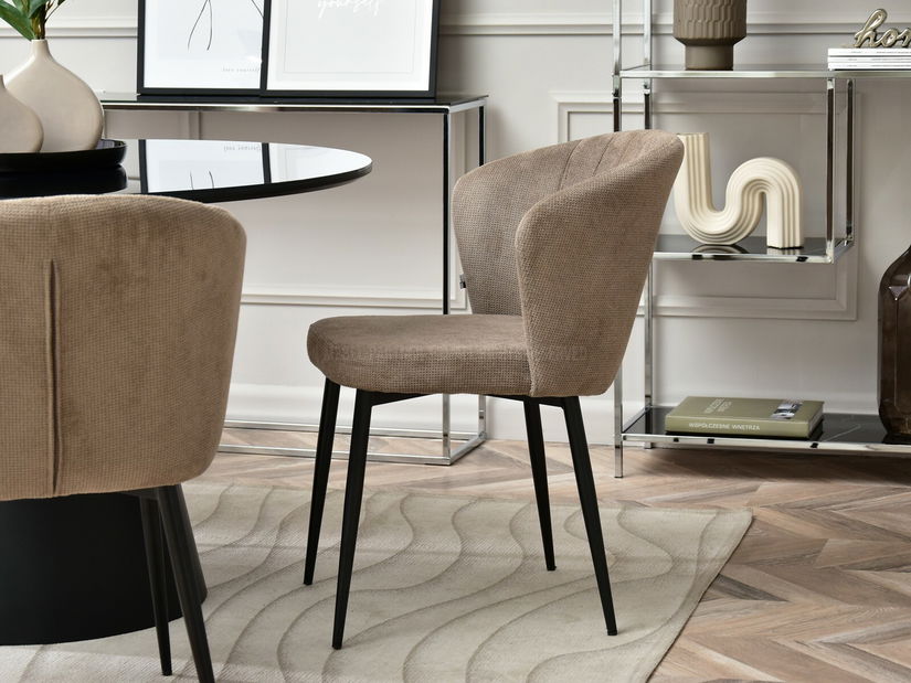 Židle Zane (béžová + černá) *výprodej