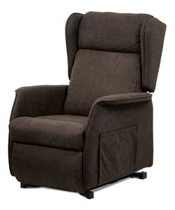 Polohovací křeslo Toman (hnědá)