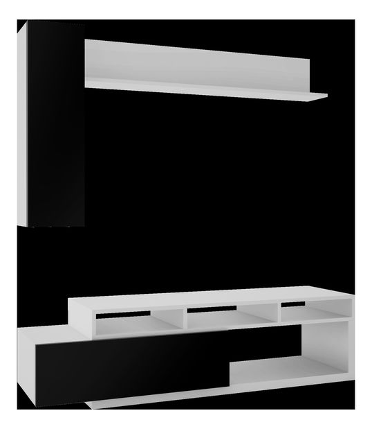 Obývací stěna Miriala (černá)