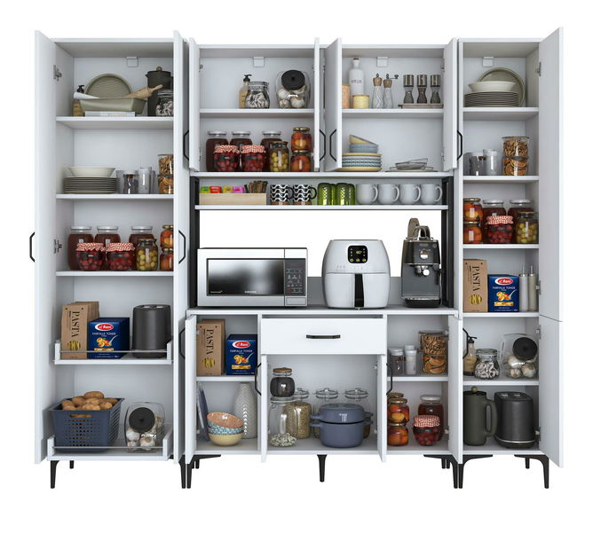 Set kuchyňských skříněk Bisaka 4 (bílá)