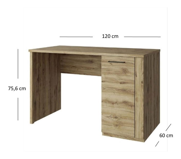 PC stolek Deloris 1D/120 (dub navarra)