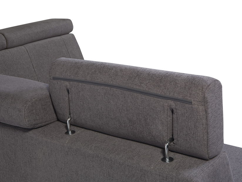 Rohová sedací souprava BRW Lone 2F.RECBK (šedá) (P)