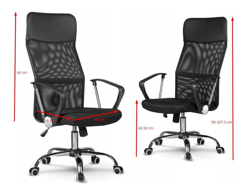 Kancelářská židle Nacido 1 (černá)