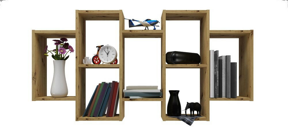 Nástěnná police Batiscafo 1 (dub artisan)