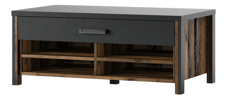 Konferenční stolek Buena Typ 99 (old style + tmavé dřevo)