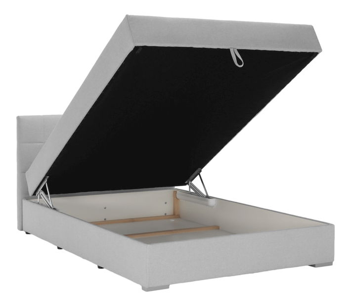 Manželská postel Boxspring 140 cm Ferrati (šedohnědá)