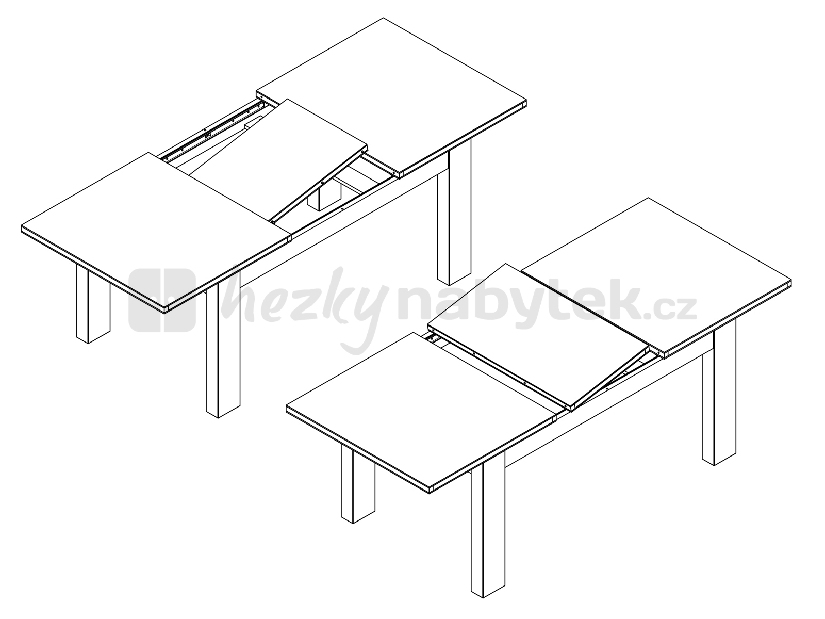 Jídelní stůl BRW AJPI (pro 6 až 8 osob)