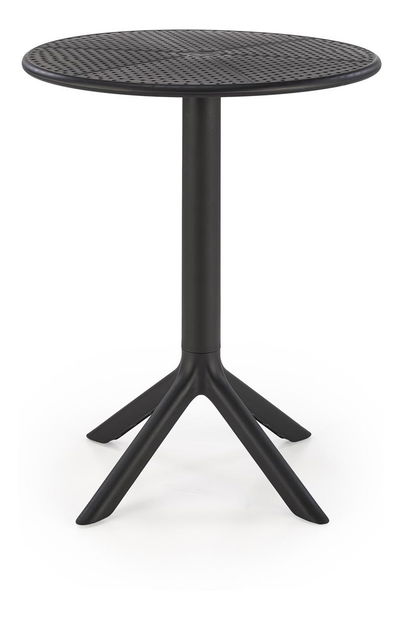 Zahradní stůl Caviar (černá) (pro 2 osoby)