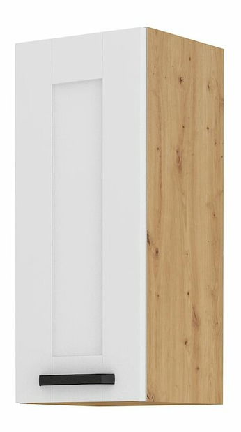 Horní kuchyňská skříňka Lucid 30 G 72 1F (dub artisan + bílá)