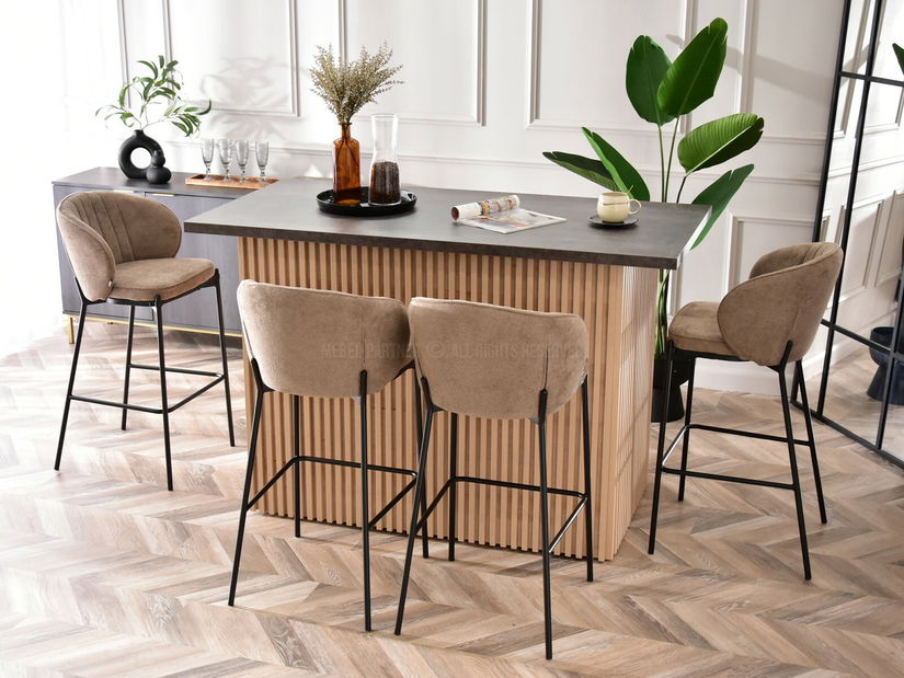 Židle Farah (béžová + černá)