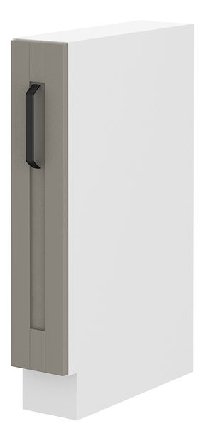 Dolní kuchyňská skříňka Lucid 15 D CARGO BB (bílá + claygrey)