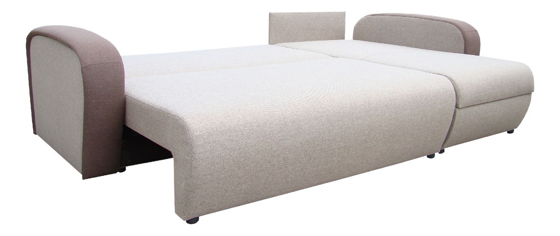 Rohová sedací souprava Bingo tmavě hnědá (L)