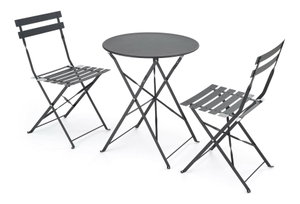 Balkonový set Linguano (černá)