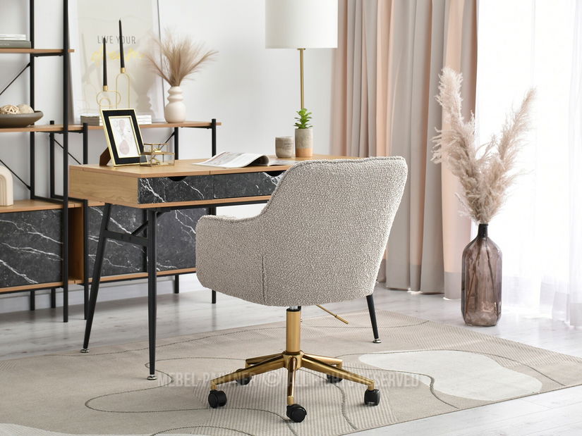 Křeslo Island (béžová + chromová)