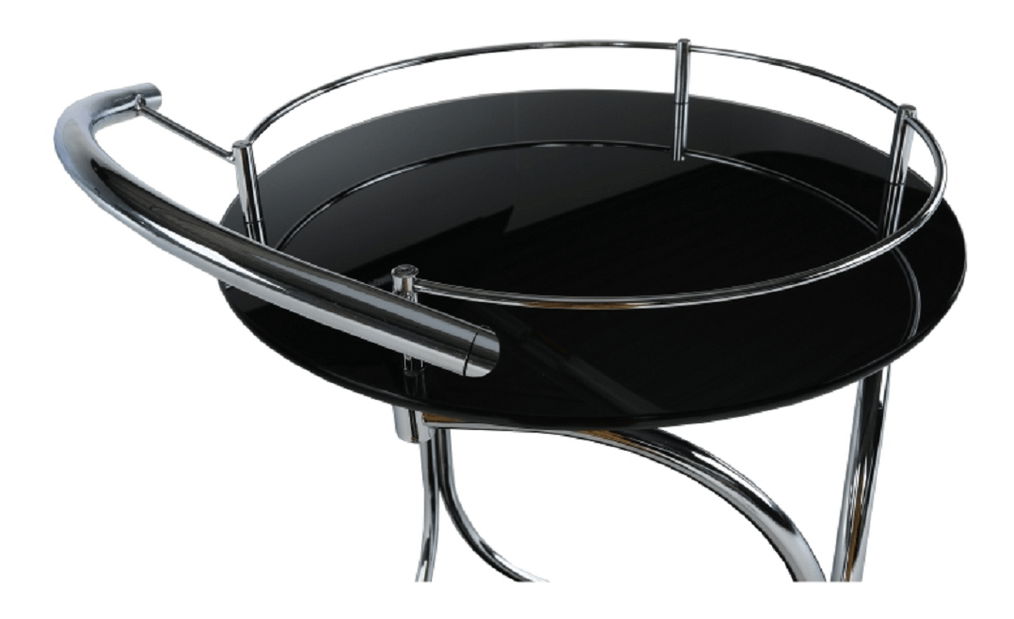 Servírovací stolek Vřesa 83871 2BKG (černá)