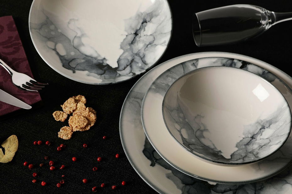 Jídelní sada (24 ks.) Garbo (vícebarevná) *výprodej