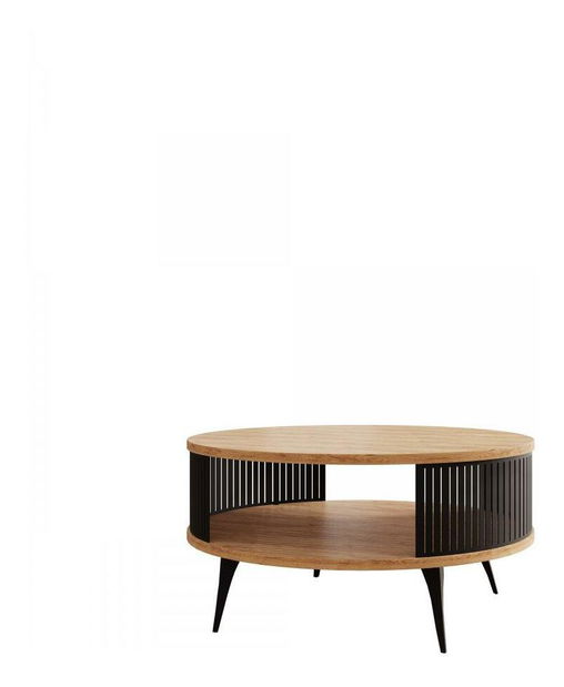 Konferenční stolek Mezanoa (černá + dub craft zlatý) *bazar