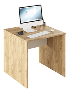 PC stolek Rumia 17 (dub artisan + bílá)